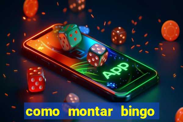 como montar bingo brinquedos toia